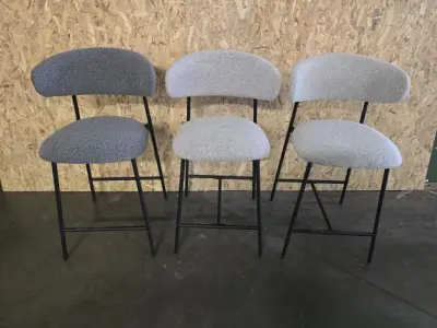 3x Barstoel zithoogte 65cm – kavel bij Openbare Verkopen, Pittem