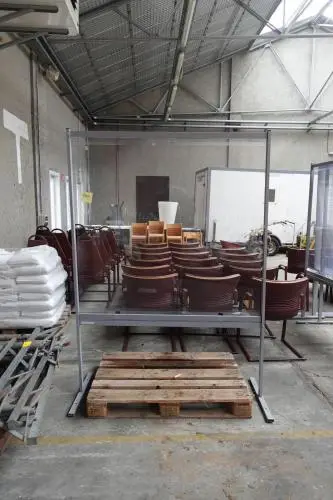 6x Metalen afscheiding – kavel bij Openbare Verkopen, Jabbeke