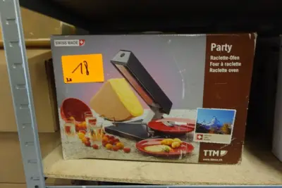 3x Elektrische raclette oven Casselin – kavel bij Openbare Verkopen, Sint-Martens-Latem