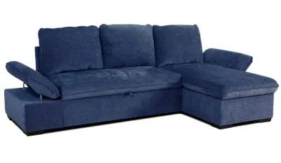 Hoekzetel Candy - met opbergruimte - blauw – kavel bij Openbare Verkopen, Beveren-Leie