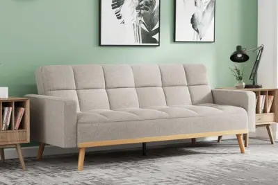 Slaapbank Adana | Beige – kavel bij Openbare Verkopen, Beveren-Leie