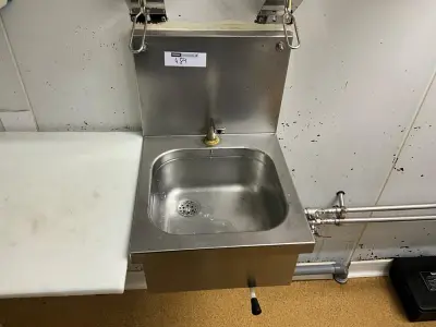 Stainless Steel Hand Wash Basin – kavel bij Dome Auctions, Kingersheim