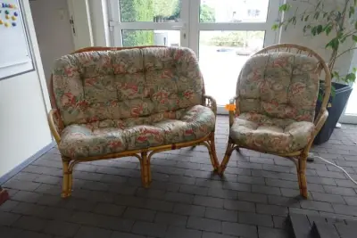 Rotan set – kavel bij Openbare Verkopen, Wervik