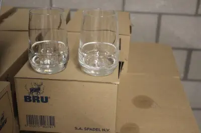 60 Waterglazen Bru – kavel bij Openbare Verkopen, Diksmuide