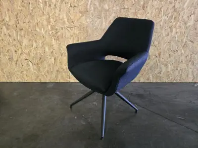 1x Swivel stoel blauw - draaibare stoel – kavel bij Openbare Verkopen, Pittem