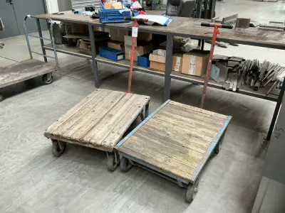 Platform trolley (2x) – kavel bij Dome Auctions, Höhenkirchen-Siegertsbrunn