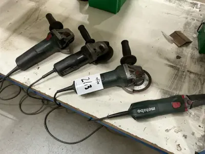 Metabo Angle grinder (4x) – kavel bij Dome Auctions, Höhenkirchen-Siegertsbrunn