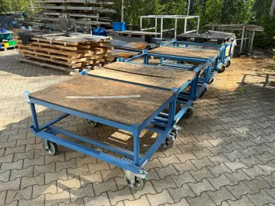 Shelf trolley (6x) – kavel bij Dome Auctions, Höhenkirchen-Siegertsbrunn