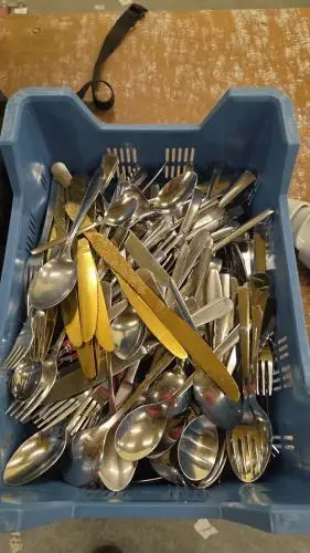 kist met bestek – kavel bij Openbare Verkopen, Aalst