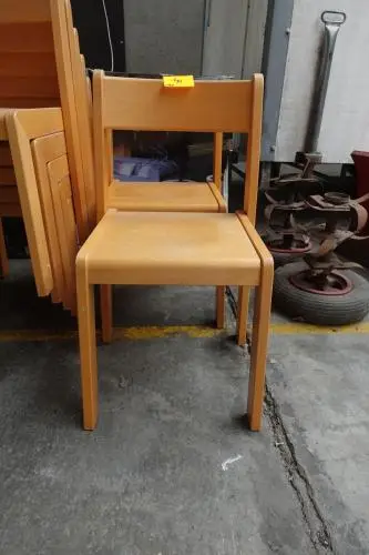 18x Houten stoel – kavel bij Openbare Verkopen, Jabbeke