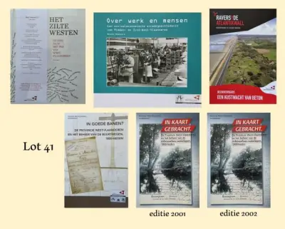Boeken streekgeschiedenis – kavel bij Openbare Verkopen, Sint-Andries