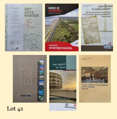 Boeken streekgeschiedenis – kavel bij Openbare Verkopen, Sint-Andries