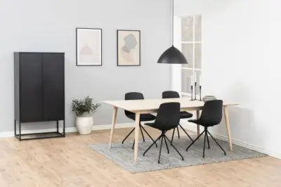Eettafel Cedro 200x100cm - witte eik – kavel bij Openbare Verkopen, Beveren-Leie