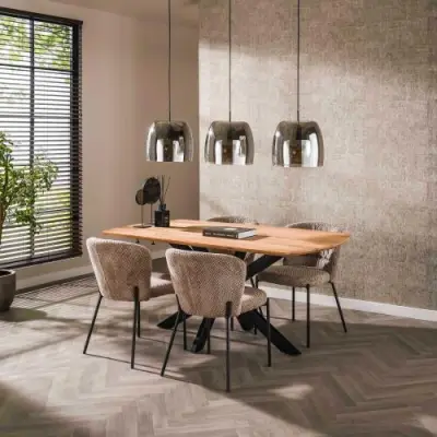 Uitschuifbare eettafel Despodov | 275 x 90 x 77 cm | Massief acaciahout – kavel bij Openbare Verkopen, Beveren-Leie