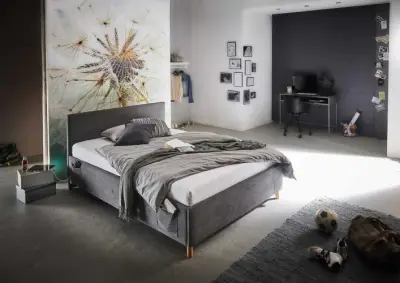 Eenpersoonsbed Cool | 90 x 200 cm | Antraciet – kavel bij Openbare Verkopen, Beveren-Leie