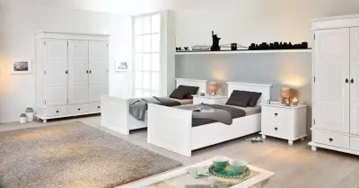 Kinderbed Danz 90x200 cm - white wash – kavel bij Openbare Verkopen, Beveren-Leie