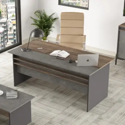 Functioneel Bureau VS1 in Bruin en Grijs – kavel bij Openbare Verkopen, Beveren-Leie