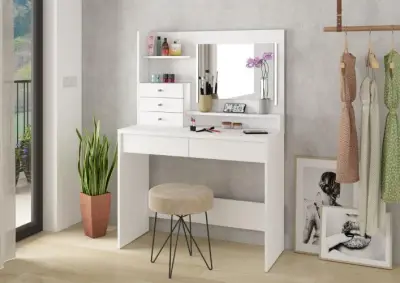 Make-uptafel Wish - wit – kavel bij Openbare Verkopen, Beveren-Leie