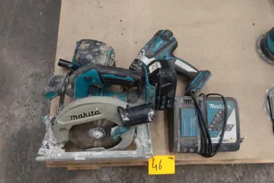 Accu set Makita – kavel bij Openbare Verkopen, Wervik