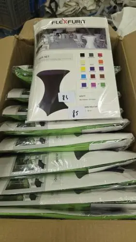 5 nieuwe sta tafel nappen – kavel bij Openbare Verkopen, Aalst