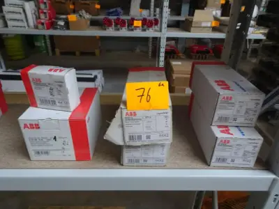 6x Diverse zekeringen Abb – kavel bij Openbare Verkopen, Harelbeke