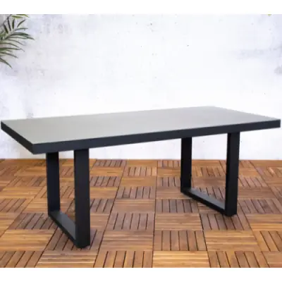 Tuintafel Amira 160x80 cm - antraciet/keramiek – kavel bij Openbare Verkopen, Beveren-Leie