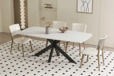 Eettafel Apollo | 180 x 90 x 76 cm | Stenen design – kavel bij Openbare Verkopen, Beveren-Leie