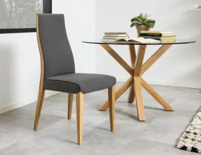 Eettafel Hennie 119cm - lichte eik decor – kavel bij Openbare Verkopen, Beveren-Leie