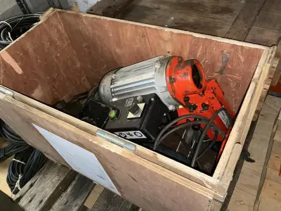 Ridgid HBO382 E Elektrisch-hydraulische buigmachine – kavel bij Dome Auctions, Rotterdam