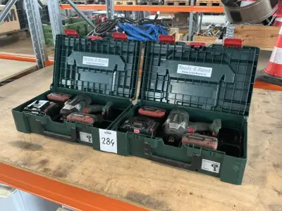 2024 Metabo SSW 18 LTX 1750 BL Accu slagmoersleutel (2x) – kavel bij Dome Auctions, Rotterdam