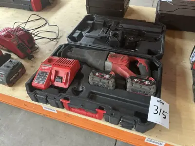 Milwaukee Accu reciprozaag – kavel bij Dome Auctions, Rotterdam