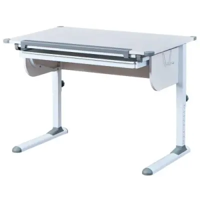 Bureau Studare 110cm verstelbaar - wit – kavel bij Openbare Verkopen, Beveren-Leie
