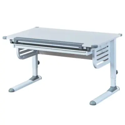 Bureau Skalare 110cm verstelbaar - wit – kavel bij Openbare Verkopen, Beveren-Leie
