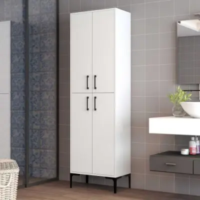 Berlin A Multifunctionele kast | 100% MELAMINE | Wit – kavel bij Openbare Verkopen, Beveren-Leie