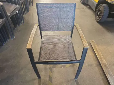 (6x) Alu terras stoelen – kavel bij Auctim, Aartselaar