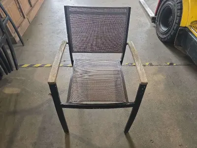 (6x) Alu terras stoelen – kavel bij Auctim, Aartselaar