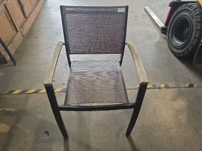 (6x) Alu terras stoelen – kavel bij Auctim, Aartselaar
