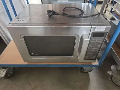Inox microgolfoven Amana ALD510 – kavel bij Auctim, Aartselaar