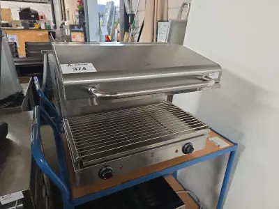 Verstelbare inox salamander Royal catering – kavel bij Auctim, Aartselaar