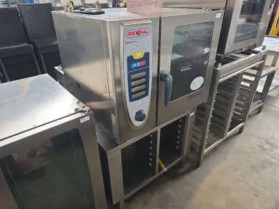Inox combisteamer Rational SCC61G – kavel bij Auctim, Aartselaar