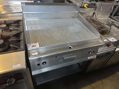 Inox bak/grillplaat – kavel bij Auctim, Aartselaar