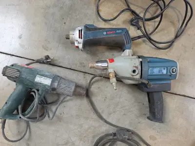 (3x) Diverse elektrische gereedschappen BOSCH – kavel bij Auctim, Aartselaar