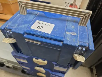 (4x) Werkkoffers BERNER – kavel bij Auctim, Aartselaar