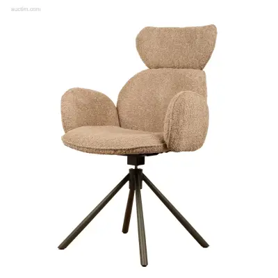 (6x) Design eetkamerstoel JD8823-taupe – kavel bij Auctim, Lier