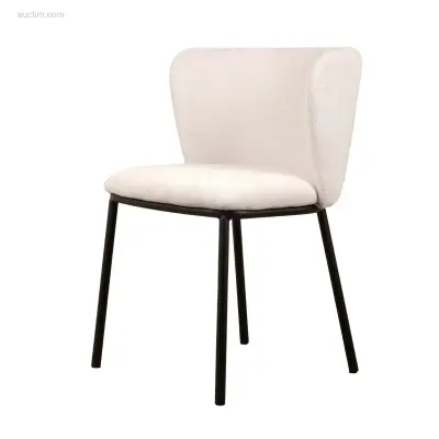 (6x) Design eetkamerstoel wit mandy-white – kavel bij Auctim, Lier