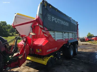 Opraapwagen / ladewagen Pöttinger LJ1 JUMBO 7400 – kavel bij Auctim, Aywaille