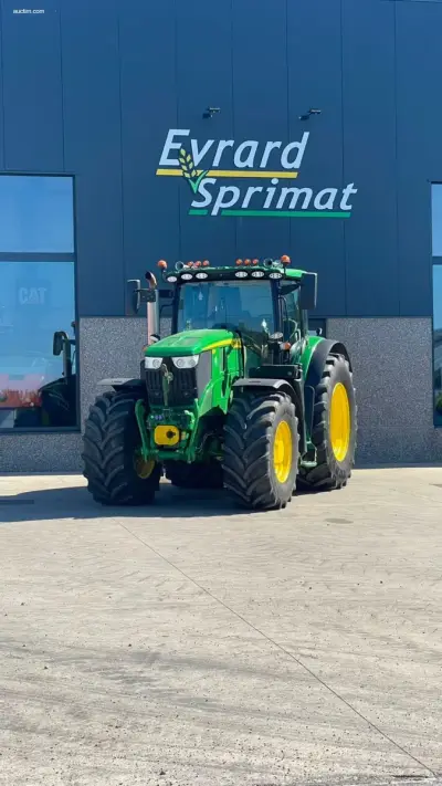 John Deere 6R 215 4WD tractor – kavel bij Auctim, Sart Lez Spa