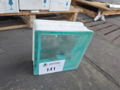 (15x) Glazen bouwblokken Fidenza Transparant – kavel bij Auctim, B-9100 9100 Sint-Niklaas, Aerschotstraat 114