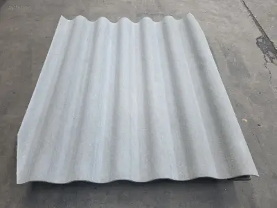 (160x) Vezelcement golfplaten SVK NEPTUNUS – kavel bij Auctim, B-9100 9100 Sint-Niklaas, Aerschotstraat 114