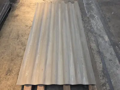 (70x) Vezelcement golfplaten SVK NEPTUNUS – kavel bij Auctim, B-9100 9100 Sint-Niklaas, Aerschotstraat 114